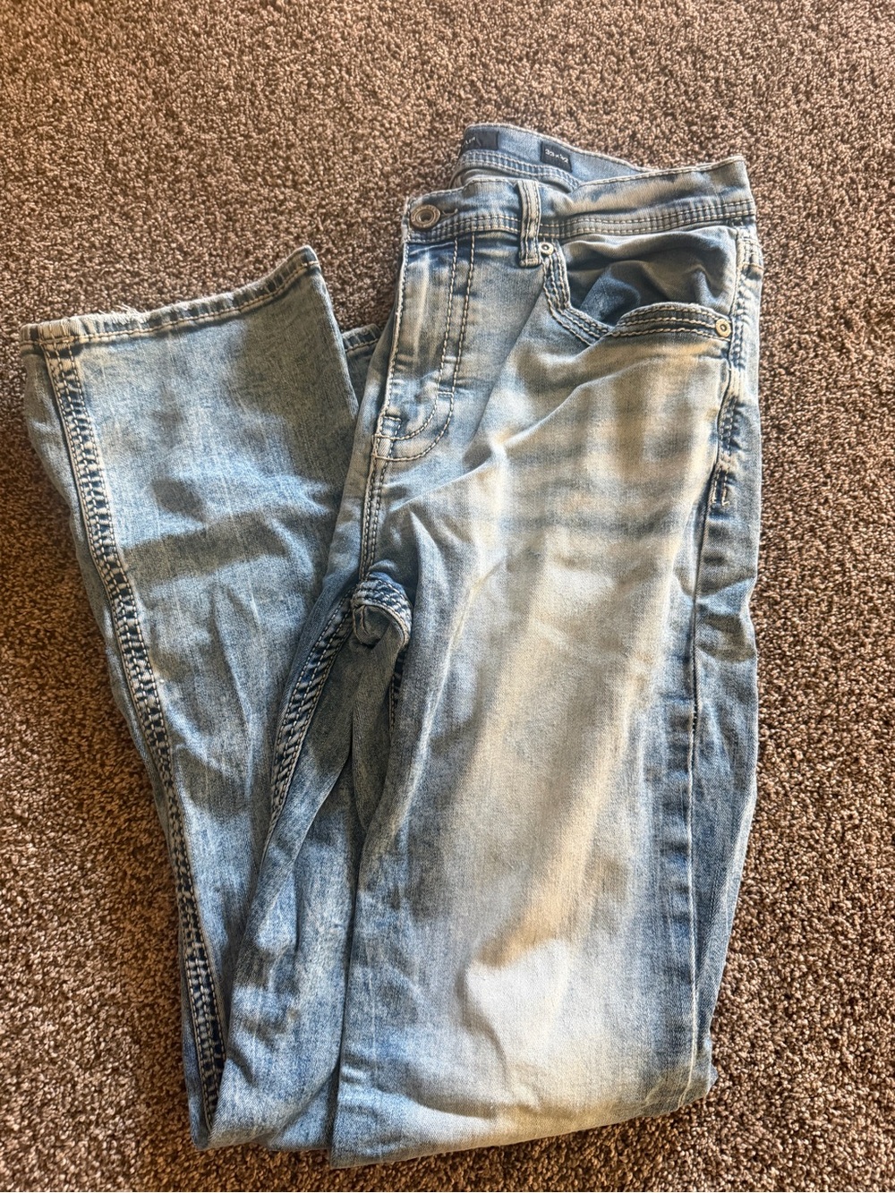 Buckle Light Blue Men’s Slim Straight Jeans